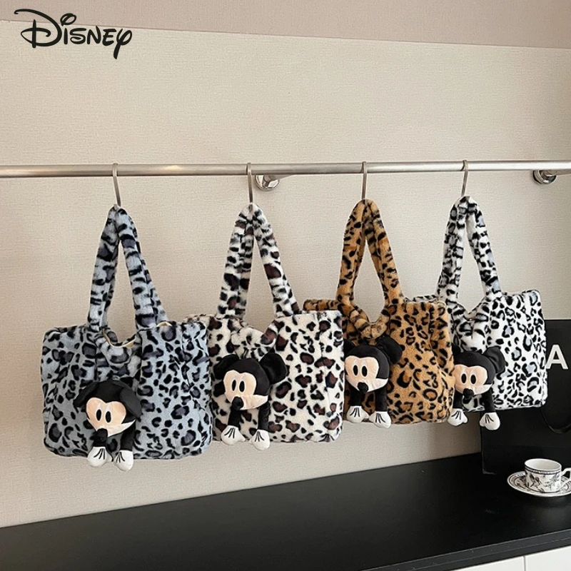 

Mickey 2026 New 3D Doll Bag Fashion High Quality Women's Handbag Cartoon Leisure Versatile Large Capacity Girl Shoulder Bag