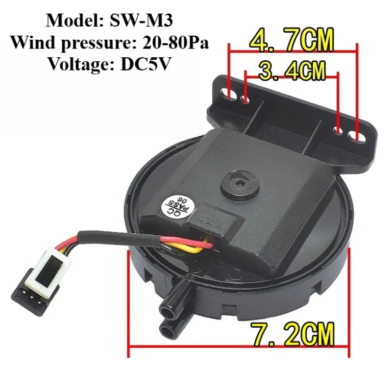 1 piece suitable for Midea gas water heater 12/16 liter wind pressure sensor, Personal Care wind pressure switch SW-M3E5