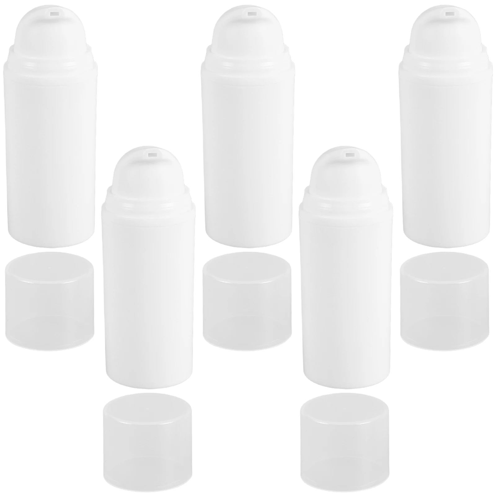

5 Pcs Refillable Travel Bottles Squeeze Lotion Dispenser Empty Plastic Shampoo Container Body Wash Mini Skincare Tube Portable
