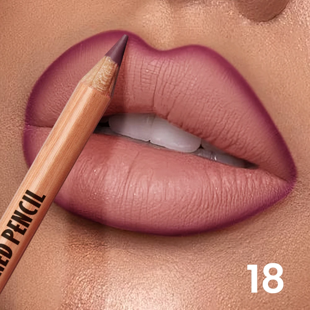 Waterproof Long Lasting Lip Liner Pencil Smooth Define Lip Contour Non-smudge Daily Lip Makeup