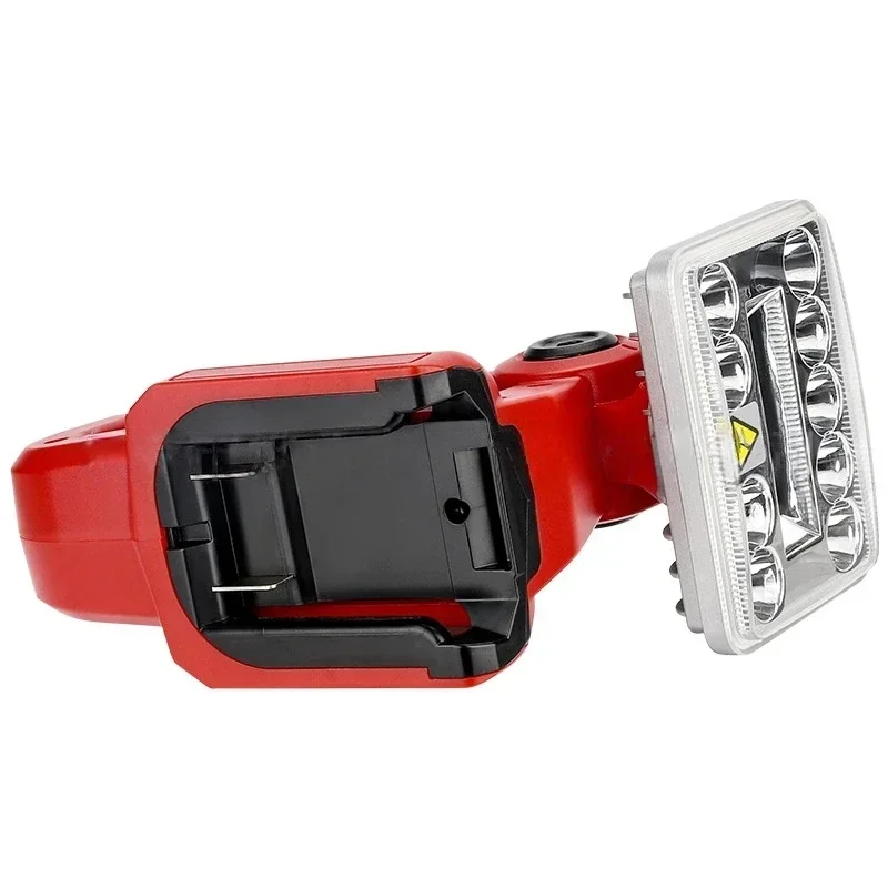 Portable LED Work Light for Makita/DeWalt/Milwaukee/Bosch/Black&Decker/Craftsman 18V/20V Batteries Emergency Lighting Fixture