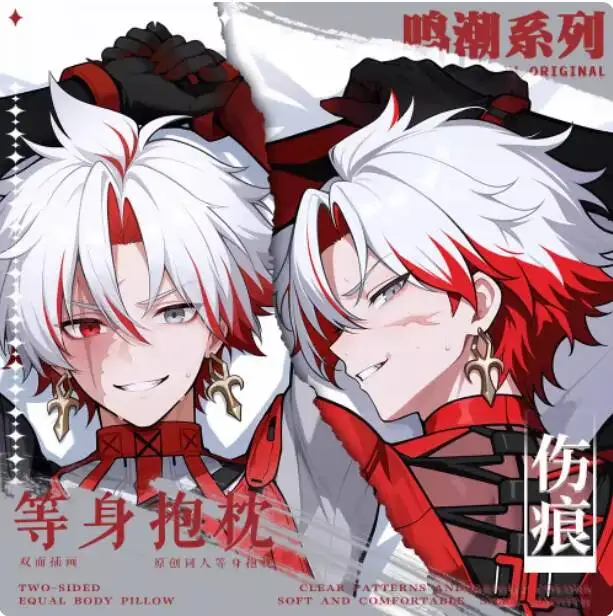 

HOT Dakimakura Anime Otaku Cushion Cover Wuthering Cosplay Pillow Case Waves Hugging Body Xmas Gifts