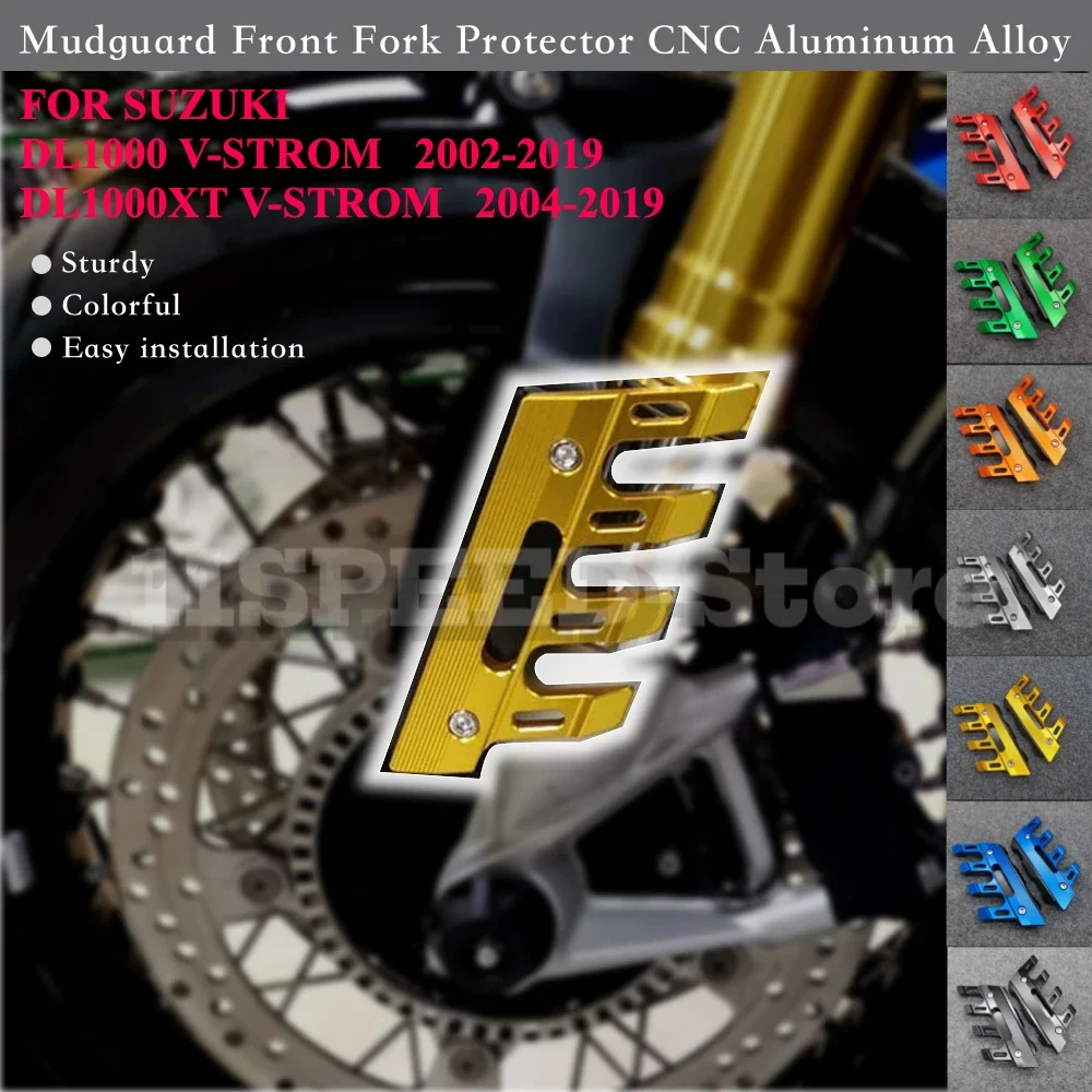 

moto CNC Front Brake Disc Caliper Protector Decorative Cover Guard For SUZUKI DL1000 V-STROM 2002-2019 DL1000XT V-STROM 04-19