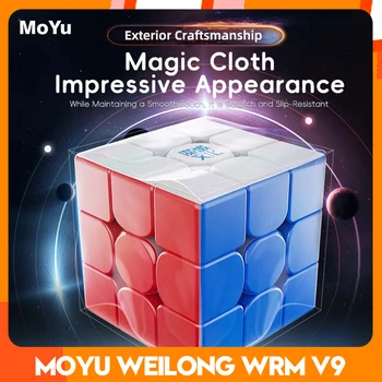 MoYu WeiLong WR M V9 3x3 Maglev ball core UV coated 20 magnetic magic cube professional 3×3 speed puzzle toys