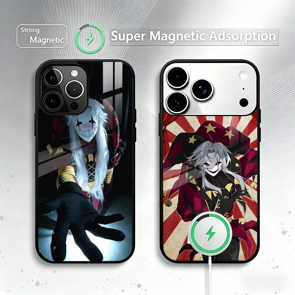 

Novel The Q-Freak Circus Phone Case For iPhone17,16,15,14,13,12,11 Plus,Pro Supports Magnetic Wireless Charging
