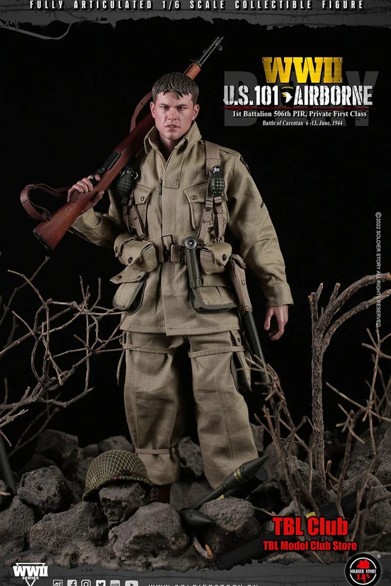 1/6 SoldierStory SS126 wii US 101 batalion prywatny pierwszorzędny Ryan pełny zestaw ruchomych akcji z platformą na prezenty dla fanów