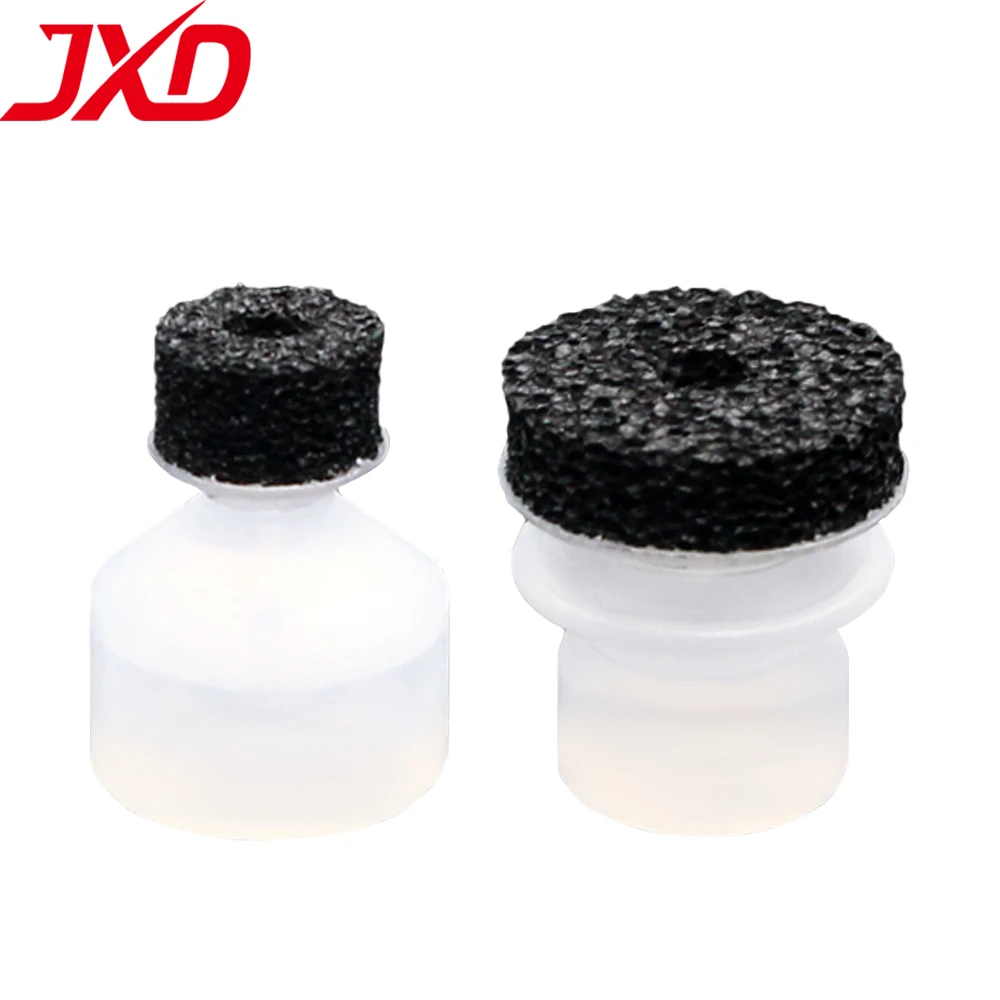 

JXD SP-08/10/12/15/20/25/30/40/50 SP-S08/10/12/15/20/25/30 Single Layer Black Sponge Silicone Vacuum Suction Cup