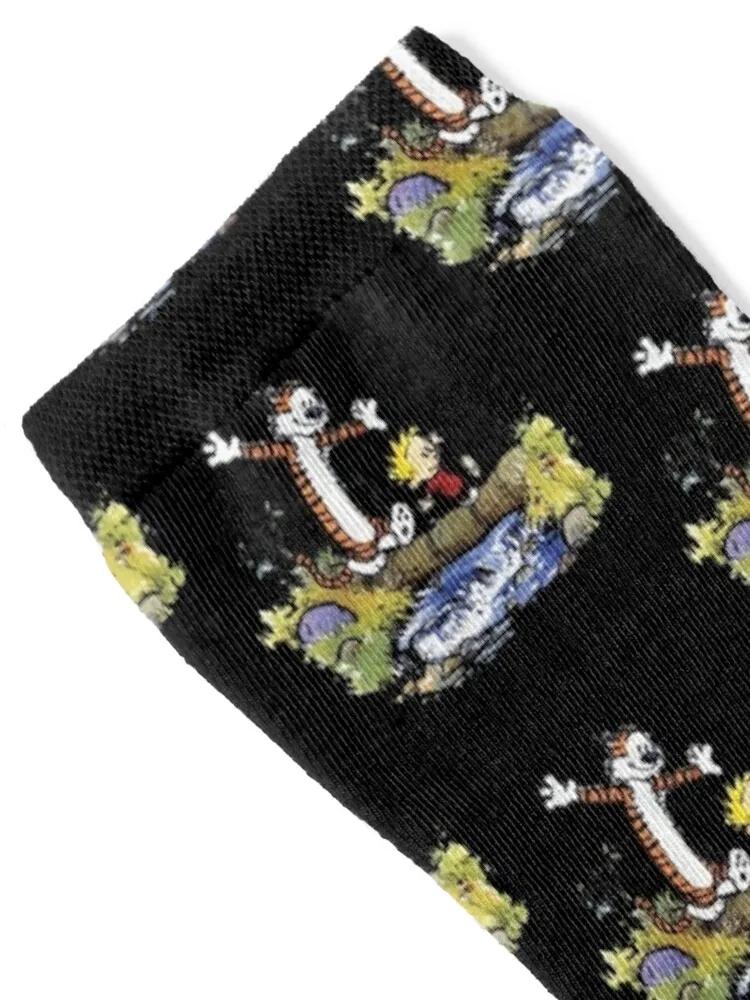 funny calvin and hobbes Perfect Gift Classic . Socks Climbing Antiskid soccer Sports valentine gift ideas Socks For Girls Men's