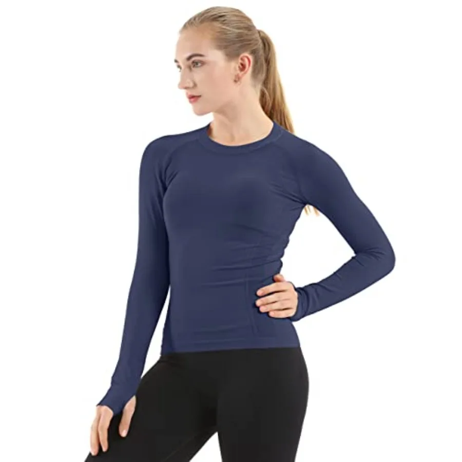 Breathable Long Sleeve Yoga Tops for Women