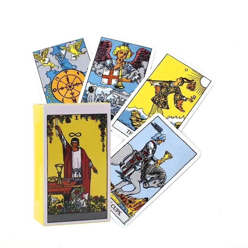 1pcs Hot Sell Rider Waite Tarot Card Divination Personal Use Tarot Deck Full English Spanish Version Oracles Deck Board Game