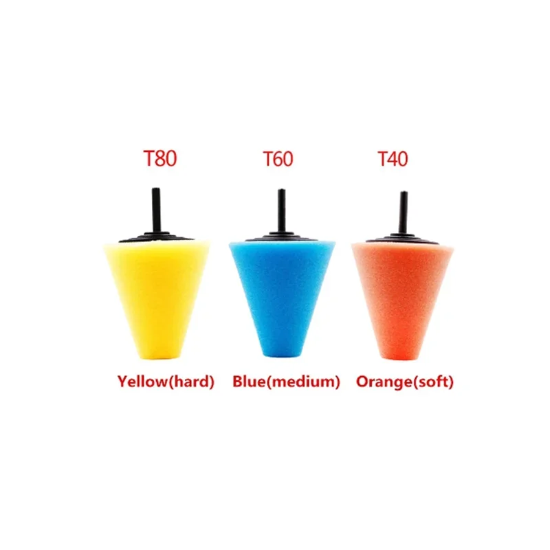 Car Hub Polishing Sponge Grinding Head In The Net Dead Angle Polishing Sponge Wheel Metal Plastic Grinding Conical Sponge image 3