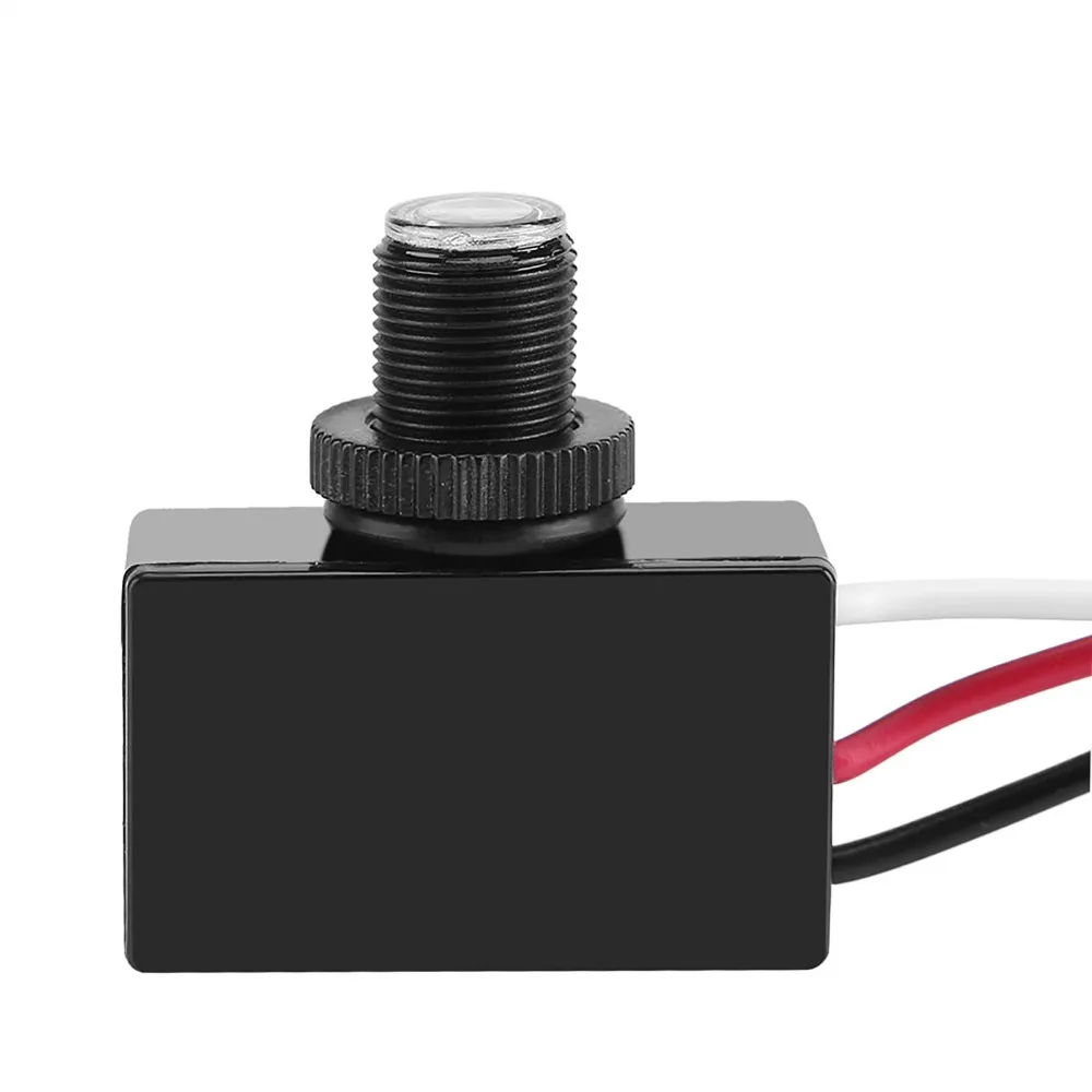 120V-277VAC Photoelectric Switch Hard-Wired Automatic On/Off Photocell Sensor Photocell Control IP65 Automatic On/Off Switch