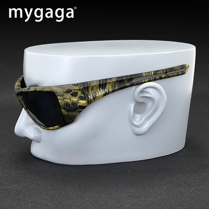 Mygaga Sunglasses Outdoor Sports Glasses Fishing Mountaineering Running Mirror Hunting Protective Camouflage Polarized Goggles