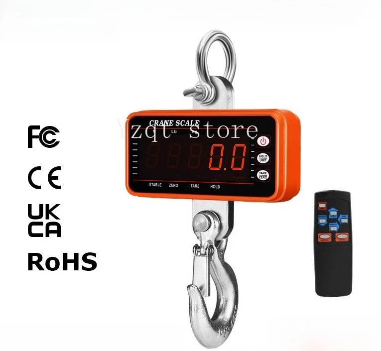 

1500Kg electronic hanging scale industrial hook hook wireless hanging driving portable