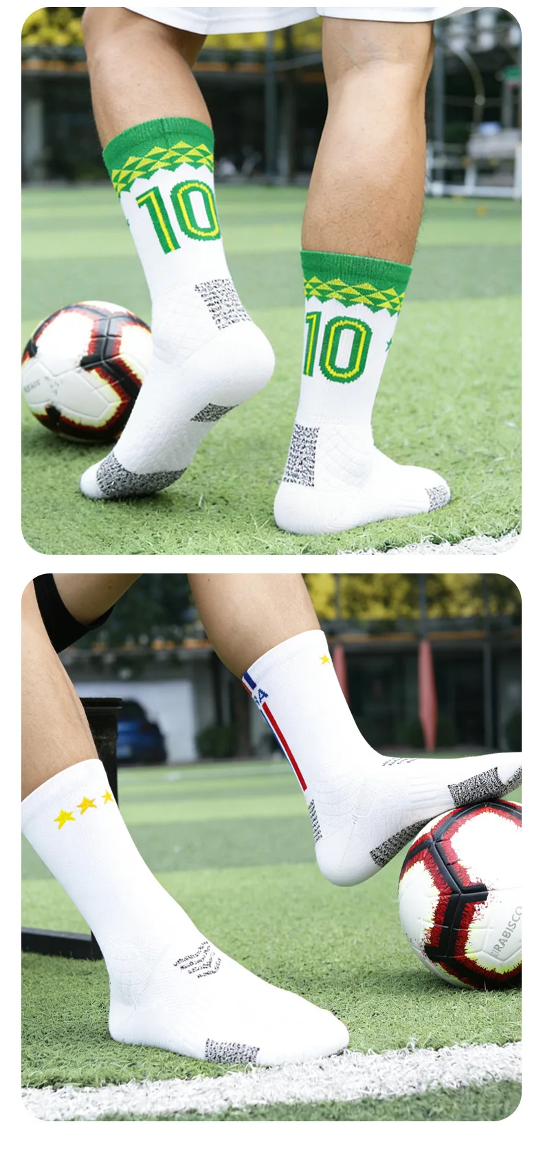 Calcetines de fútbol transpirables para hombres, mujeres y adolescentes