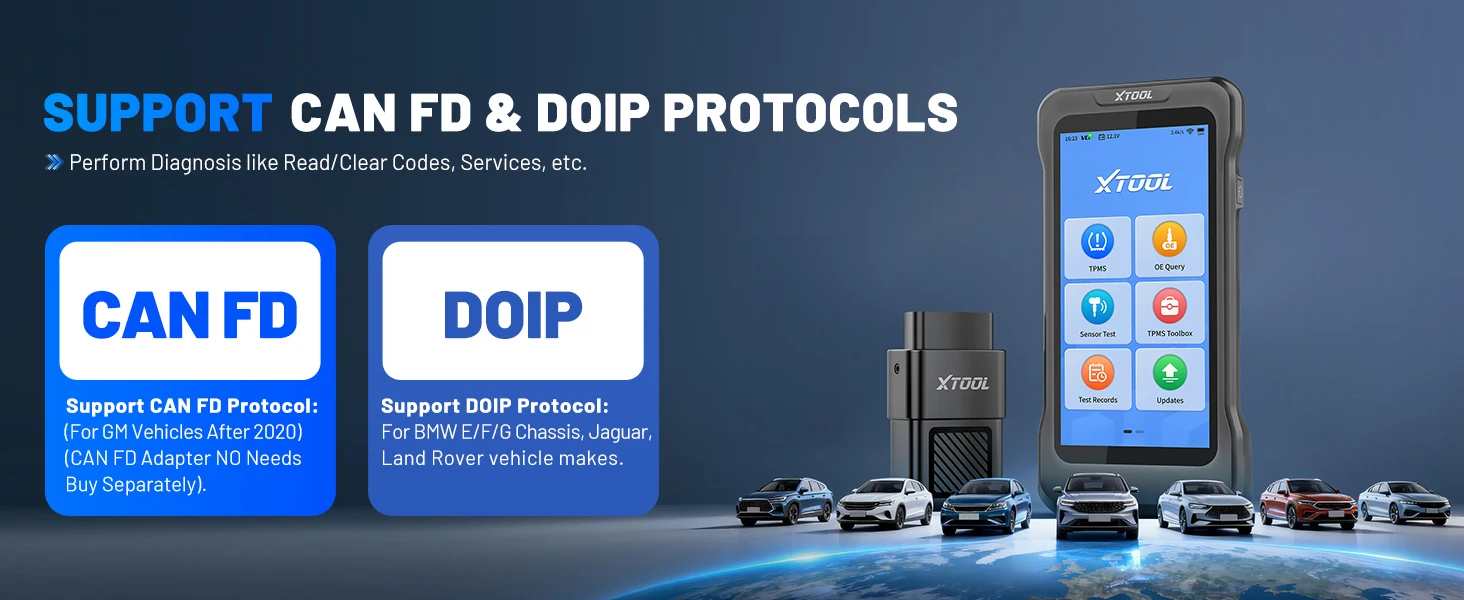 XTOOL XTireProbe TP380 TPMS Auto-Diagnosegerät 5-System-Diagnose 13+ Resets Reifendruckkontrollsystem-Reset-Tool Kostenlose Updates – Detail 9