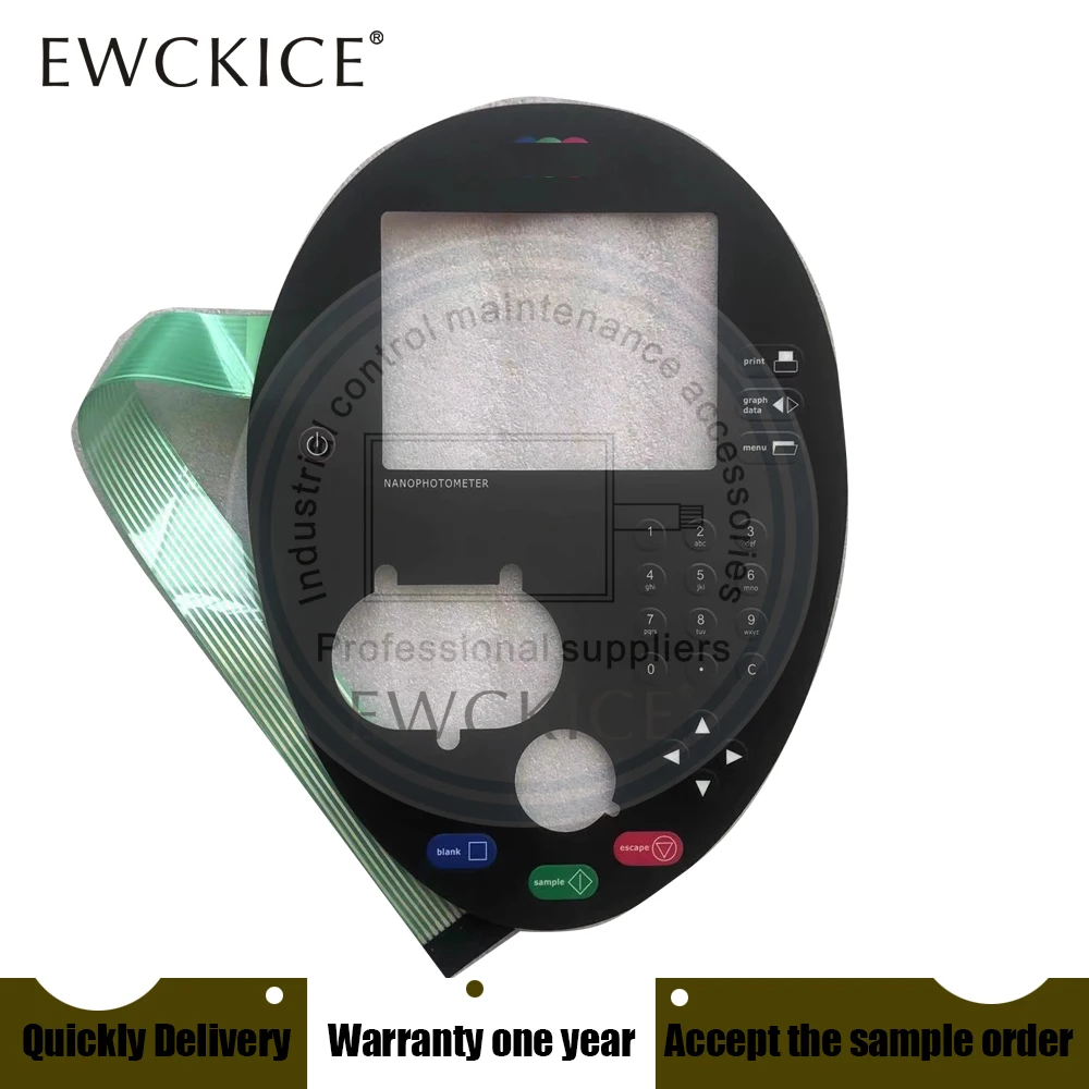 

NEW P330 NANOPHOTOMETER HMI PLC Membrane Switch keypad keyboard