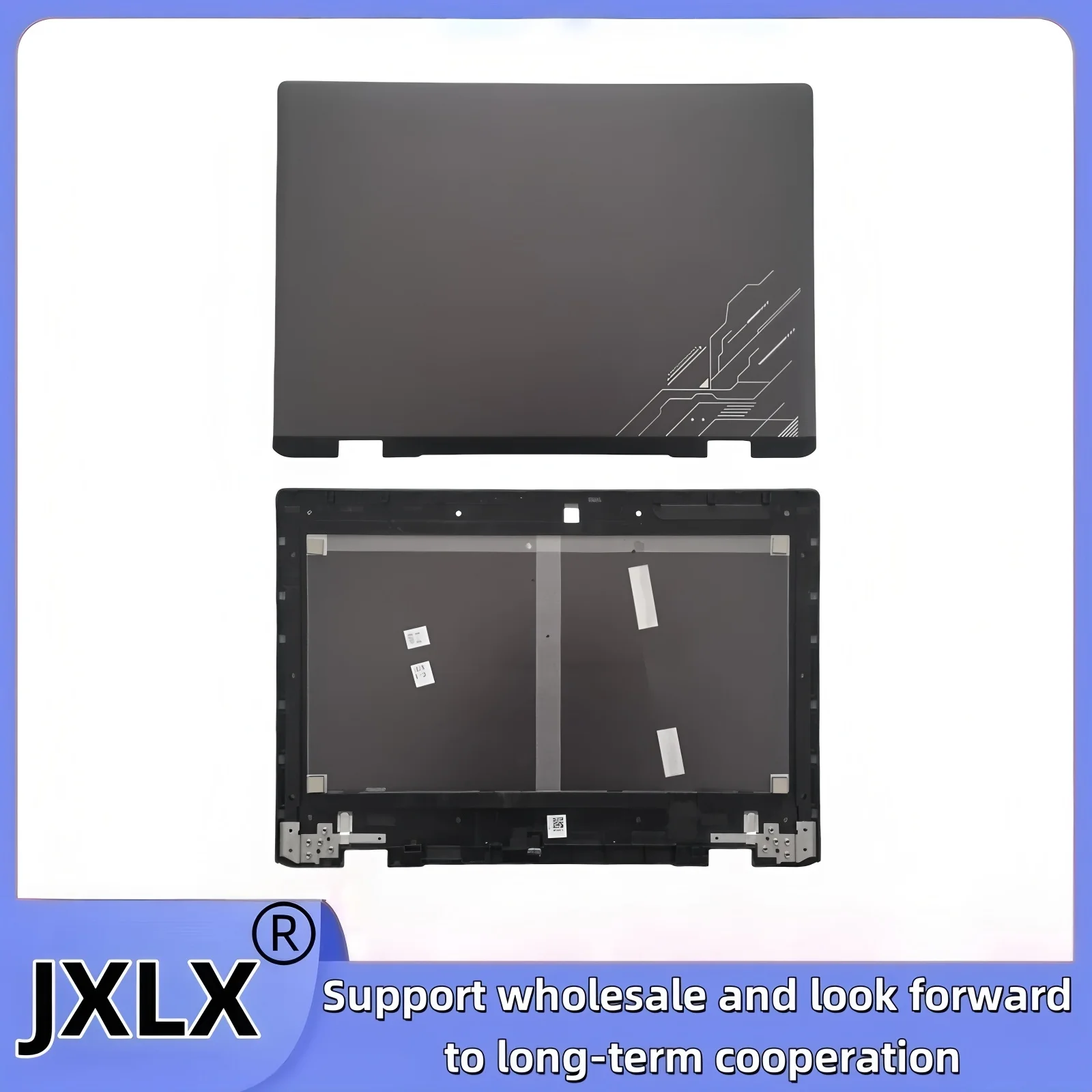 JXLX ®   Nuevo para MSI Crosshair 16 HX D14PX MS-15P2 cubierta trasera LCD para portátil/cubierta de reposamanos/cubierta inferior/tira de presión/carcasa para portátil