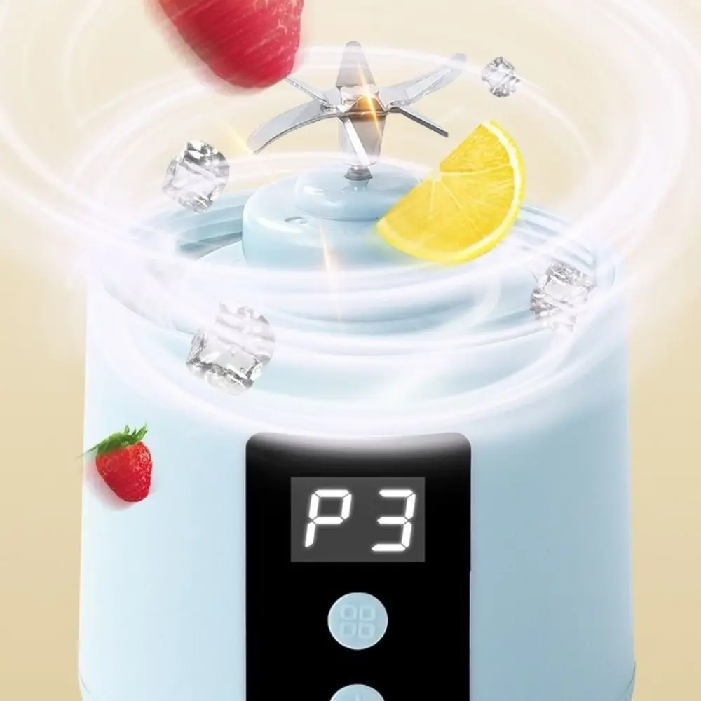 Multifunctional Portable Electric Fresh Juice Cup Rechargeable 450ML Fruit Blender Fast Mixing Wireless Mini Juice Mixer Summer
