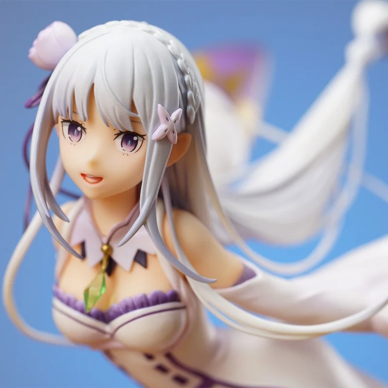 

Аниме-фигурка Эмилия из Re:Zero - Жизнь в другом мире, коллекционная модель из ПВХ для украшения дома и рабочего стола