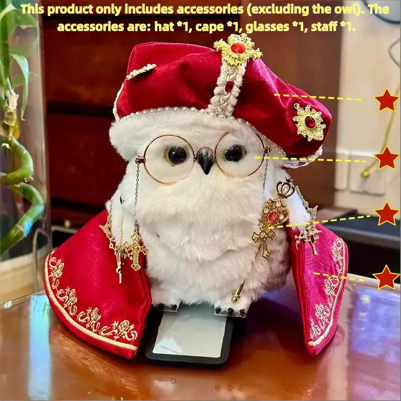 Beijing Movie Park's Hedwig Owl Station Shoulder Interactive Voice-Activated Snowy Owl Toy