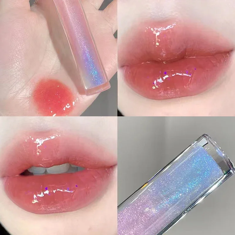 Hidratante brilho labial óleo transparente temperatura mudança de cor brilho labial plumper cuidados com os lábios bonito maquiagem coreana para mulheres meninas