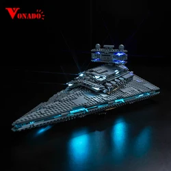 Vonado 5V LED light 75394 set suitable for Imperial Star Destroyer ™ Building block gift (including lighting accessories only)