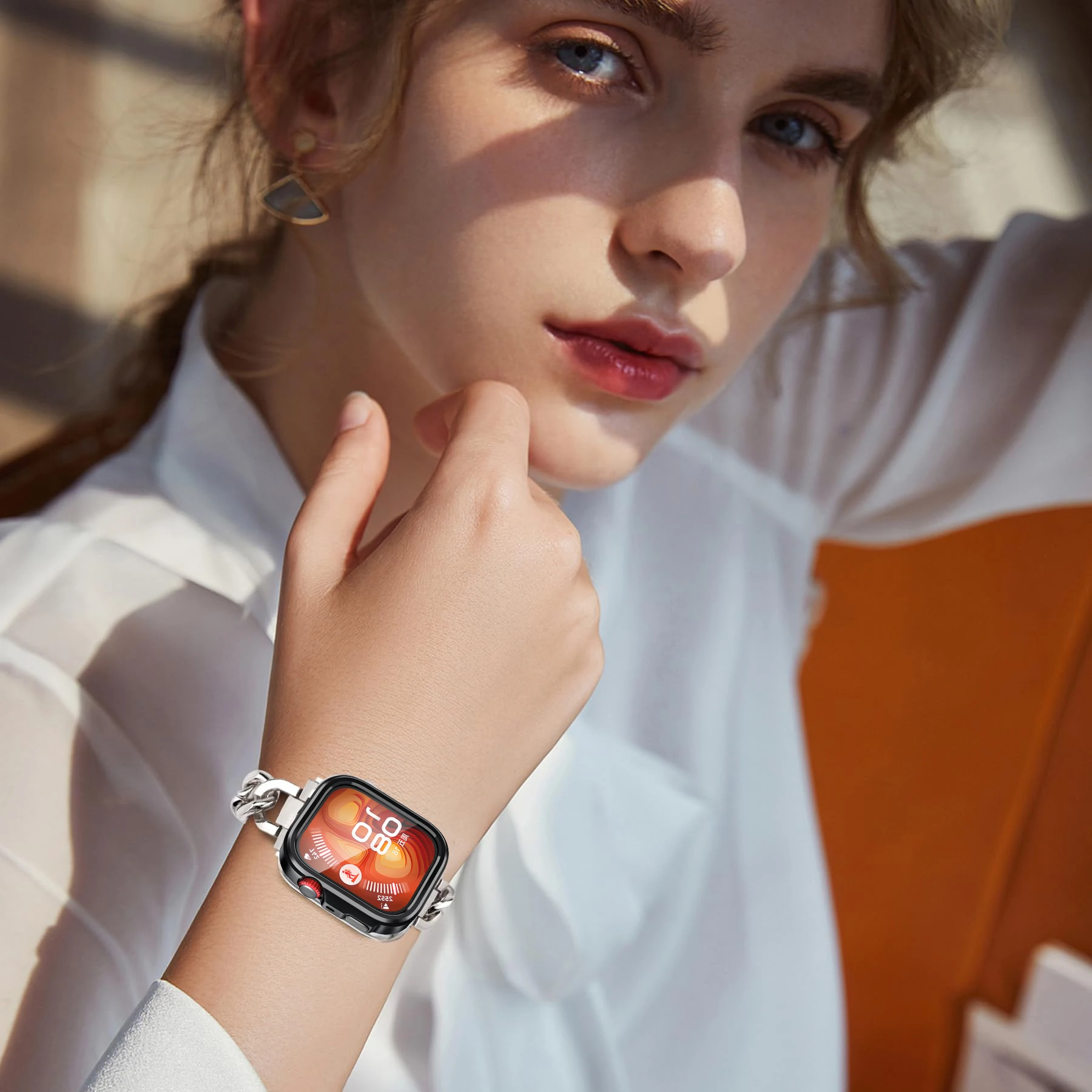 Metal Case for Huawei Watch Fit4 Pro Screen Protective Cover for Huawei Fit4 Pro Hollow Case Shockproof Bumper Shell Accessories