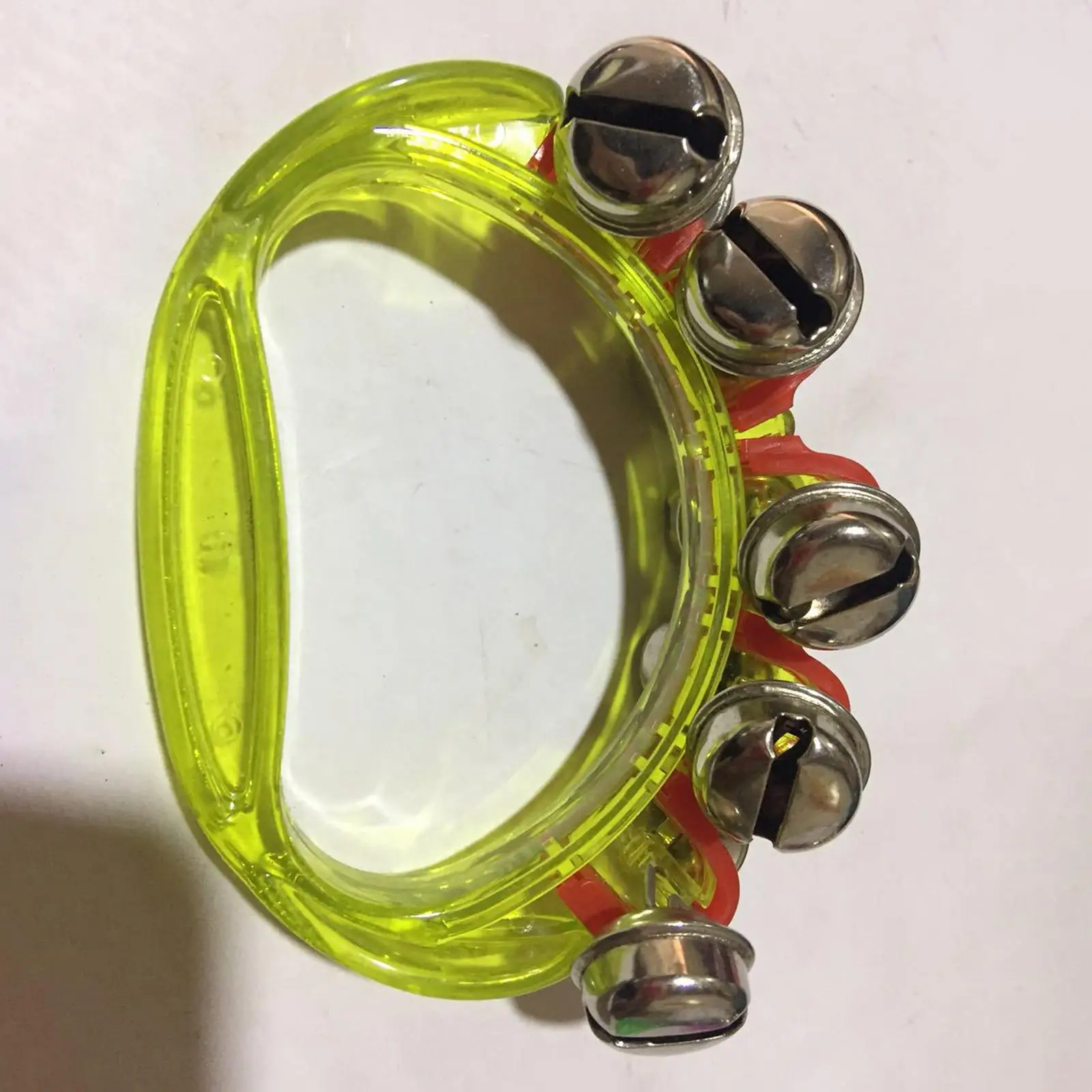 ハンドヘルドパーカッションタンバリンベルおもちゃ軽量楽器幼稚 - Musical Instrument Tambourine のレビューと価格