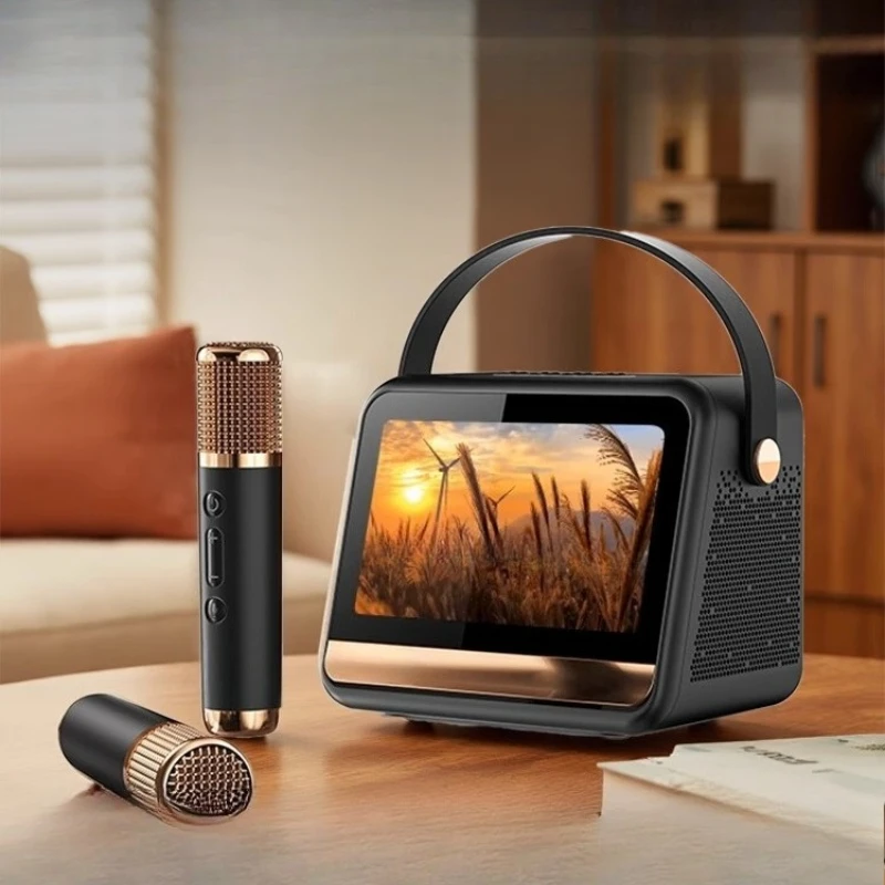 

Lyrics Microphone Audio Integrated Microphone Wireless Home Karaoke Bluetooth Speaker Home KTV