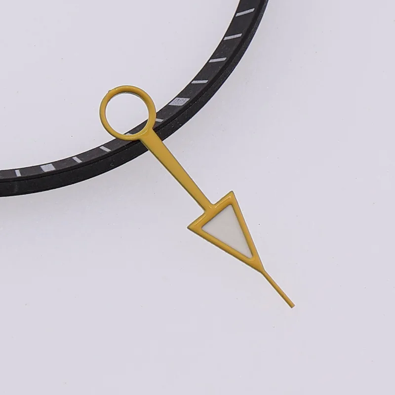 NH34 Explorer 2 스타일 GMT 핸드 포인터 무브먼트 다이빙 시계용 광택 C3 그린 루메 수정 액세서리