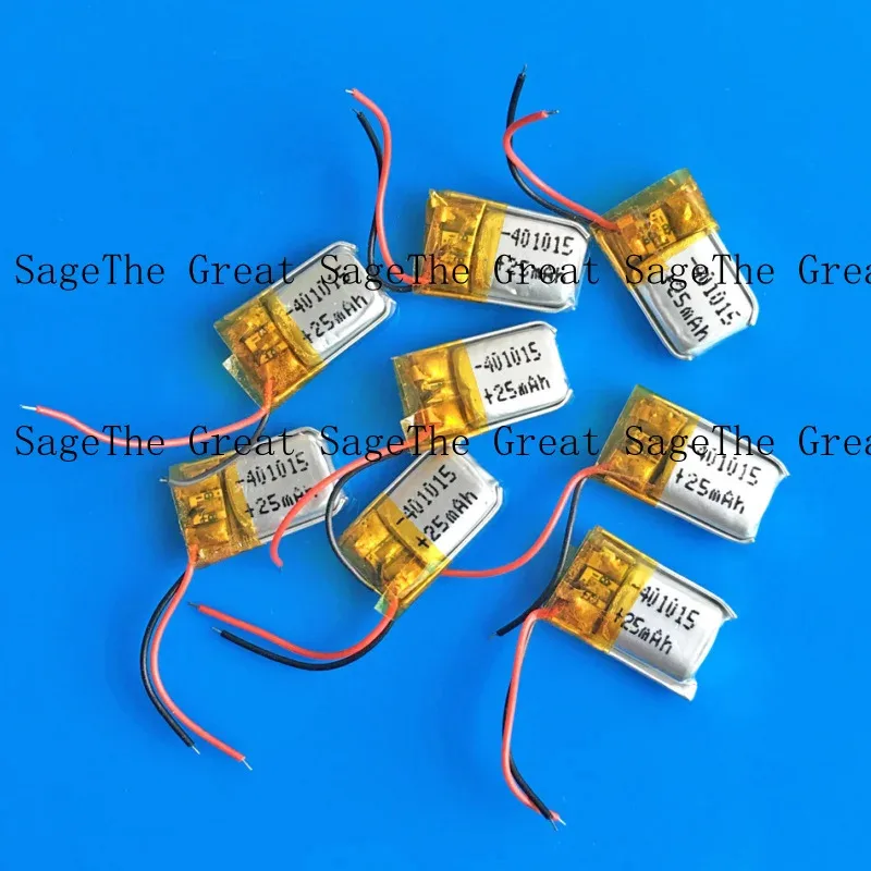 10 Pcs 3.7V Li Po P… - image