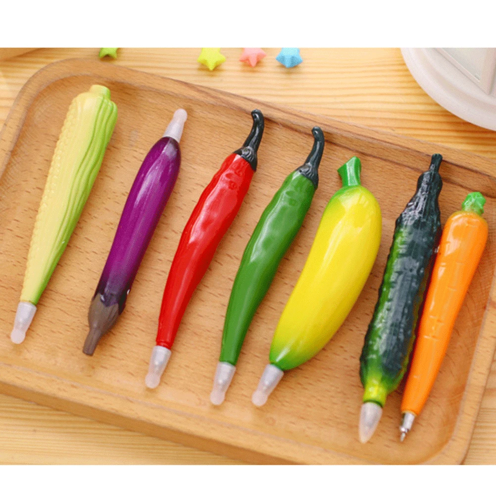 

5pcs Fruit Cartoon Fruit Ballpoint Writing Supplies Writing Pens Student Ballpoint Pens Kids School Stationery Gifts