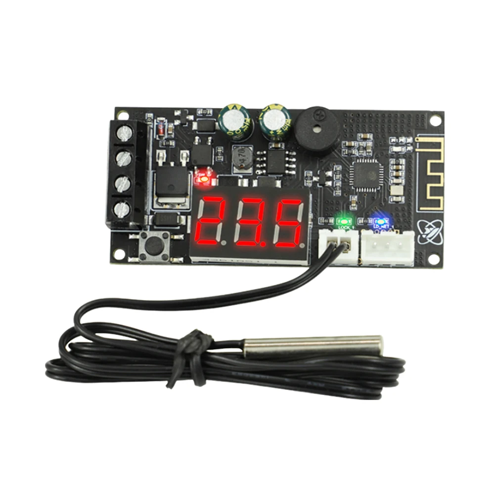 

Digital Remote WIFI Thermostat High Precision Cooling Heating Thermostat APP Temperature Controller Board DC6-30V