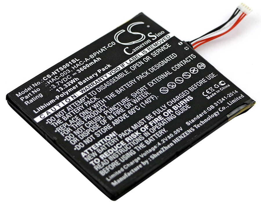 

CS Cameron Sino Kerui New 3600mAh Replacement Battery for HAC-S-JP/EU-C0, Switch HAC-001