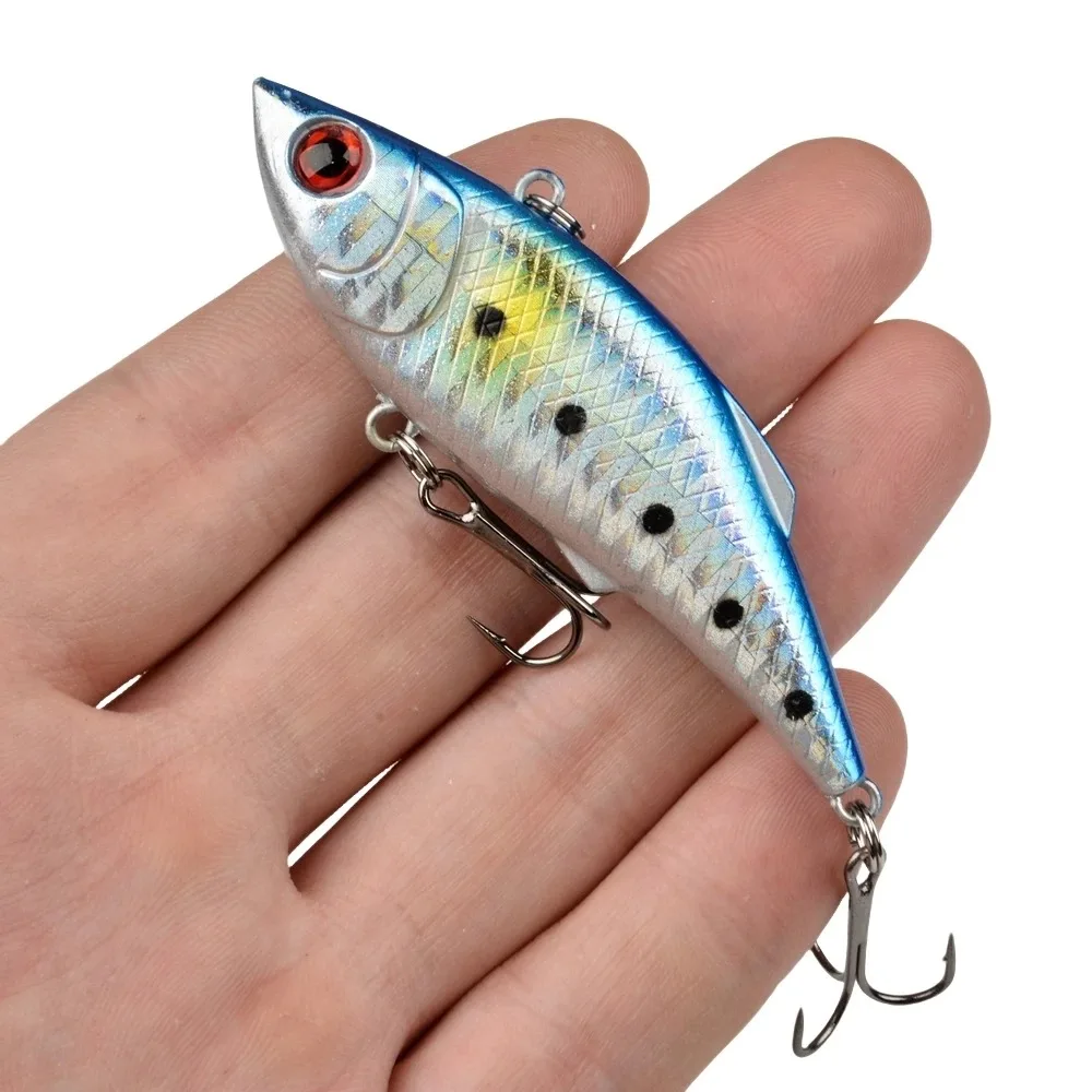 5 قطعة VIB الطعم الصلب الاصطناعي فيبي Lipless البلاستيك الاهتزاز حشرجة الموت غرق هزاز الصيد إغراء ﻿