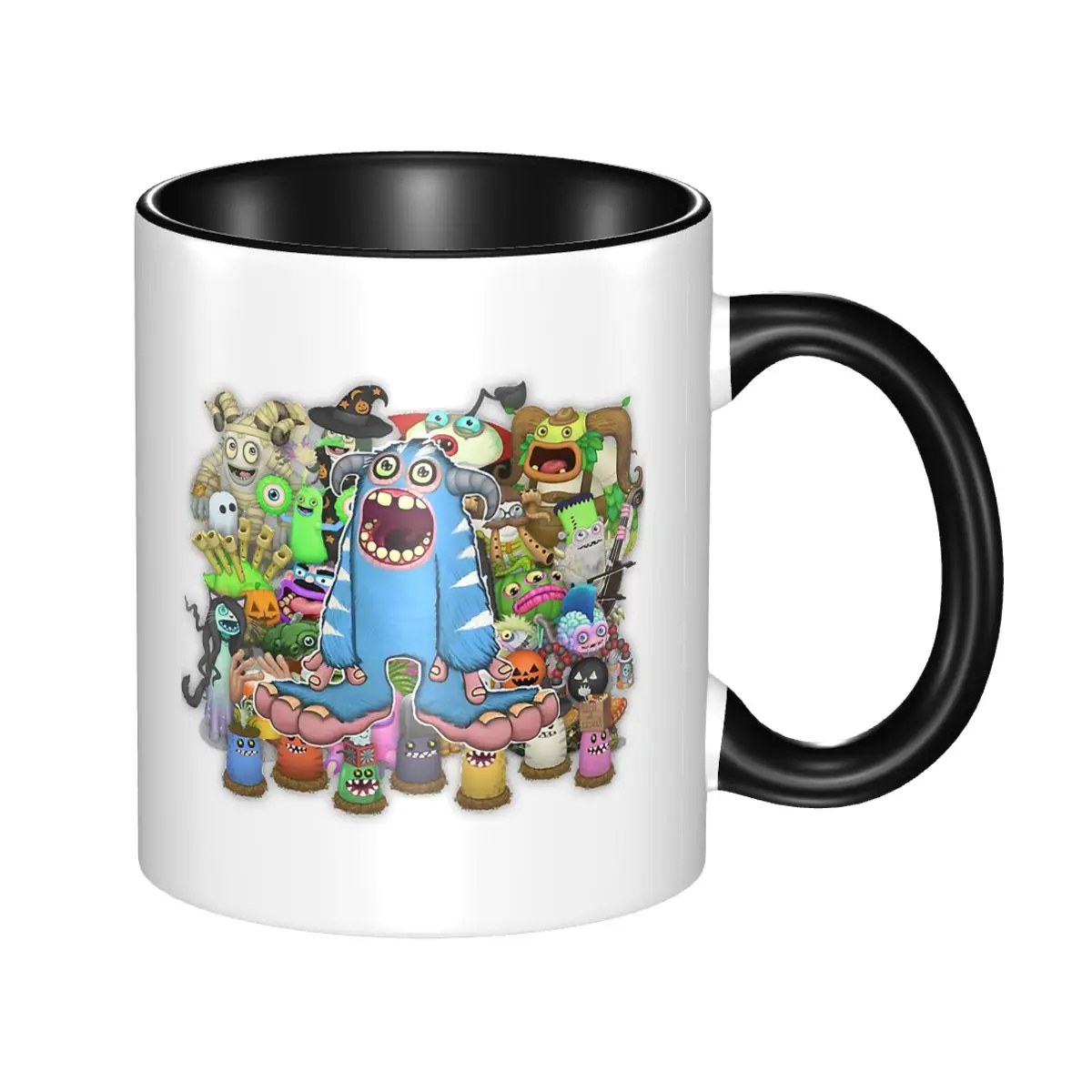 

My Singing Monsters Character Potbelly Mug Funny Ceramic Coffee Cups Tea Mugs Milk Cup Drinkware Gift for Woman Man