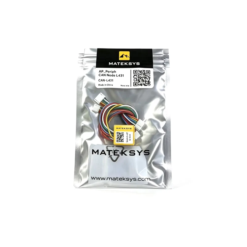 MATEKSYS MATEK CAN-L431 AP_Periph CAN-Knoten DroneCAN L431 26X26mm für ArduPilot GNSS Kompass Barometer Luftgeschwindigkeitssensor GPIO
