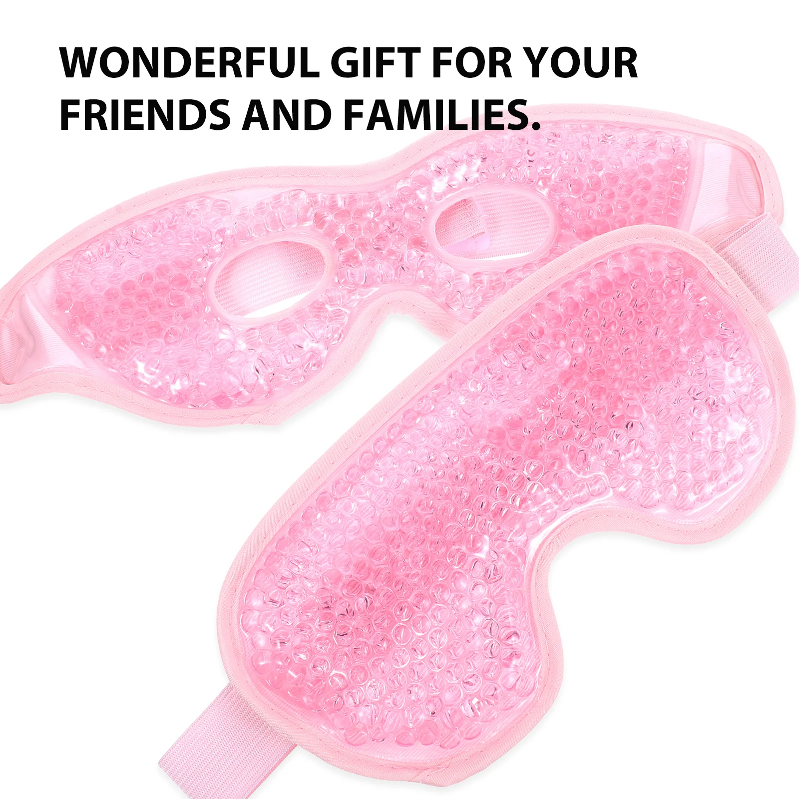 

2Pcs Eye Cooling Gels Summer Patches for Dry Itchy Eyes Brightness Elasticity Boost Cooling Eye Pad Heat Pack Cold Compress