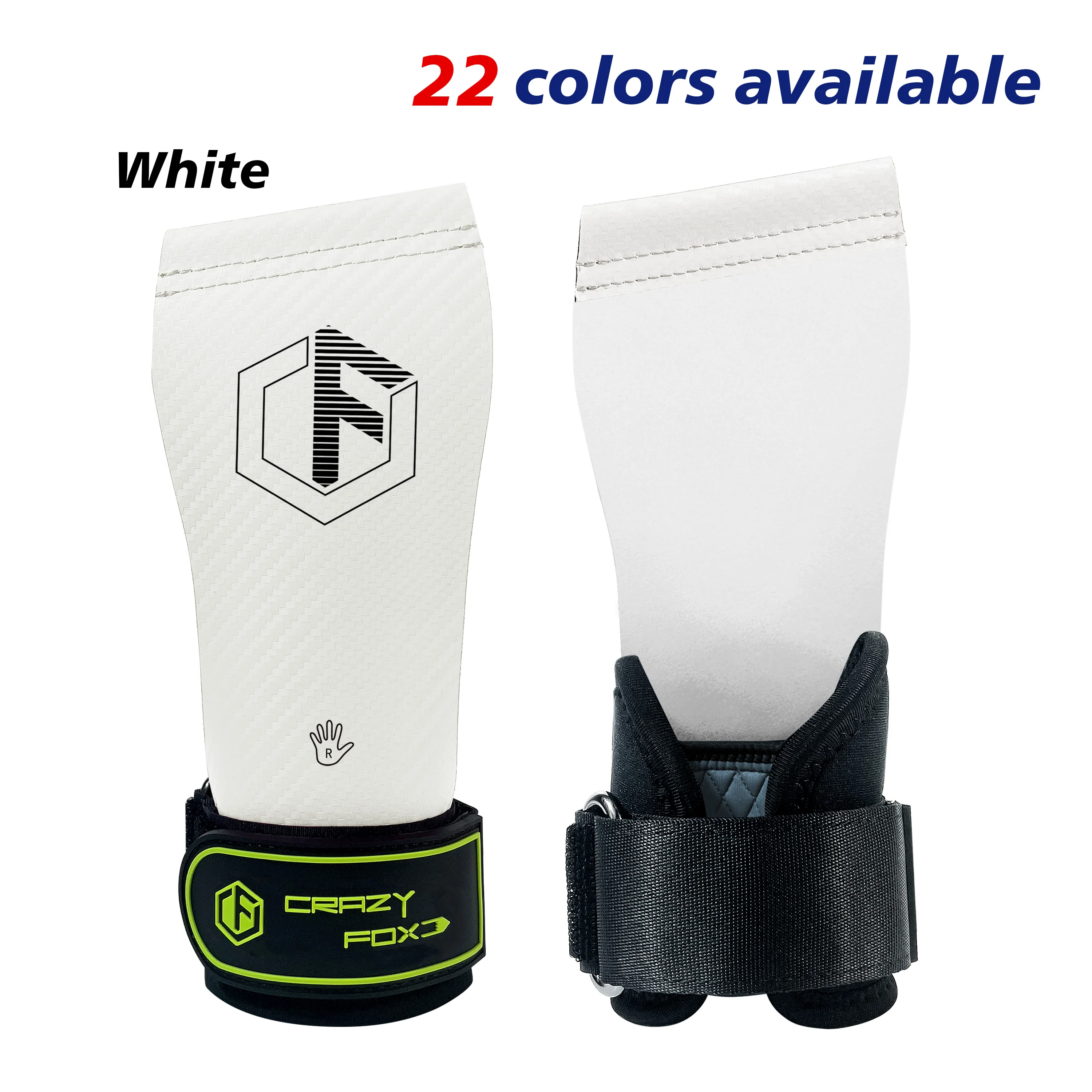 Crazy Fox Calleras Hand Grips forMen Women WeightliftingPull-up CrossTraining Gymnastics Anti-SlipPalm Guardstwith Wrist Support image 4