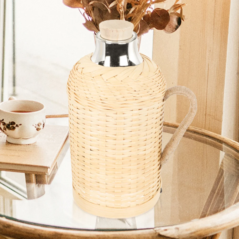 

Glass Liner Hot Water Bottle Insulated Water Jug Replacement Travel Camping 3.2L Portable Thermal Flask Home Office