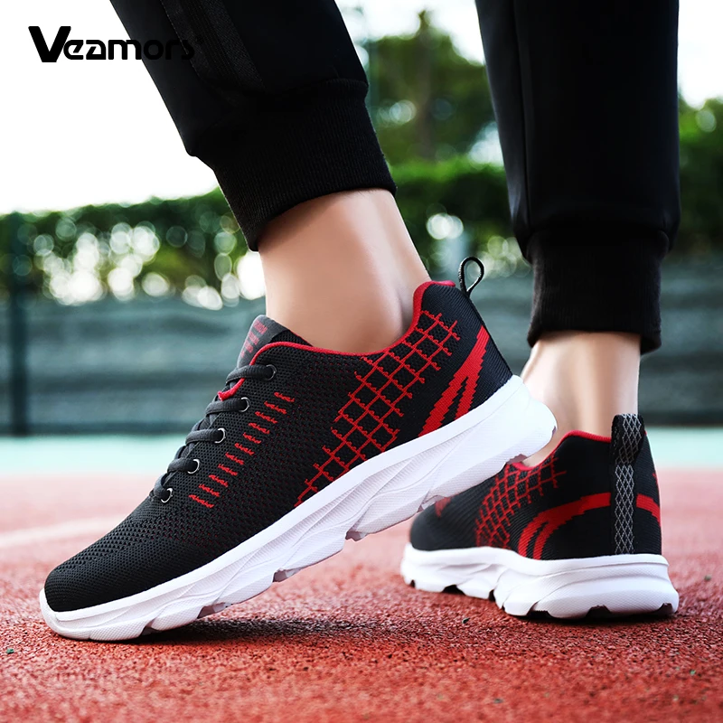 

Knitted Mesh Men's Running Shoes Light Breathable Women's Casual Sports Shoes Lightweight Unisex Outdoor Jogging Walking Shoes