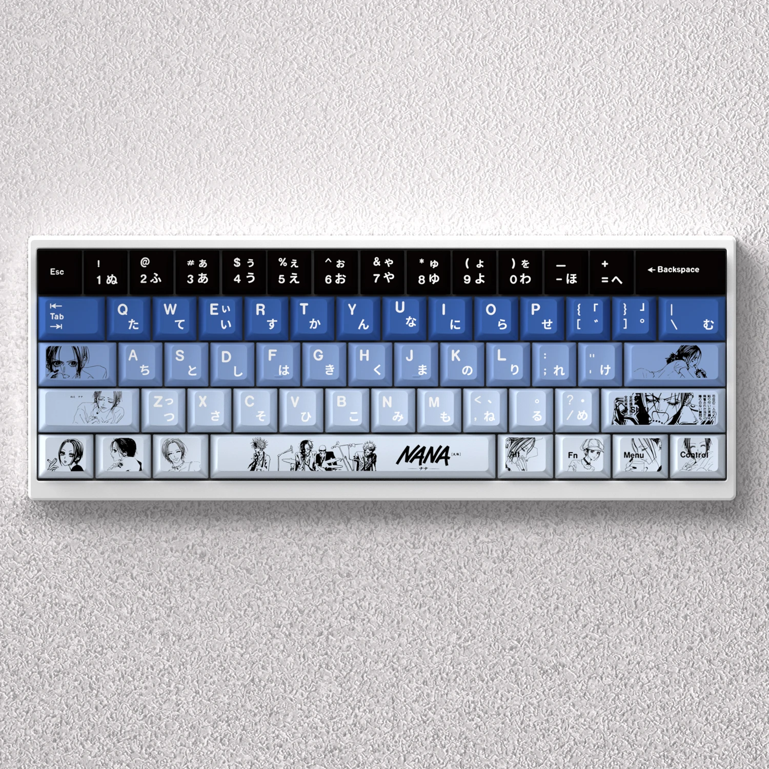 

73 Keys NANA Theme Keycaps Anime Key Cap PBT Cherry Profile Custom Japan Keycap Mechanical Keyboard Made68 Mad68 Wooting 60