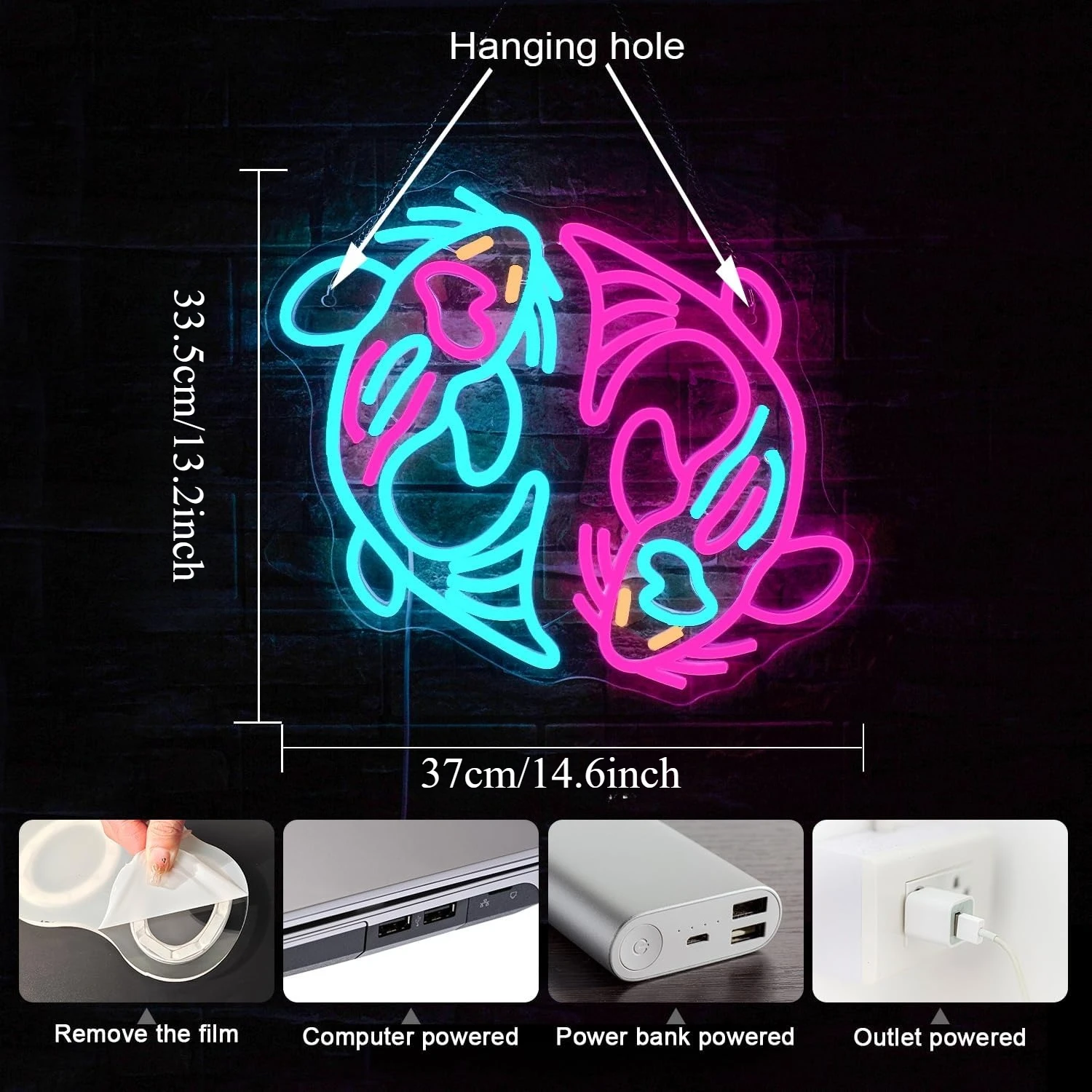 Letrero Luminoso LED USB con D - Outdoor Lighting Restaurant reseña y precio