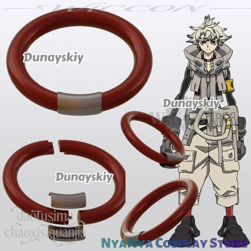 Anime GACHIAKUTA 3D Polylactic Acid Rudo Surebrec Cosplay Necklace Choker Props Accessories Manga Neck Ring Christmas Halloween