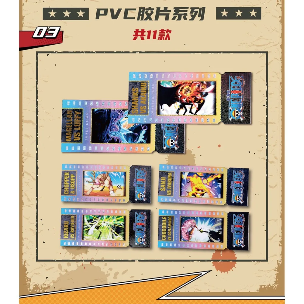 KABAO Original One Piece Character Creative Laser Ticket Collection Cards Classic Limited Poster Series Theme Cards Fun Gifts
