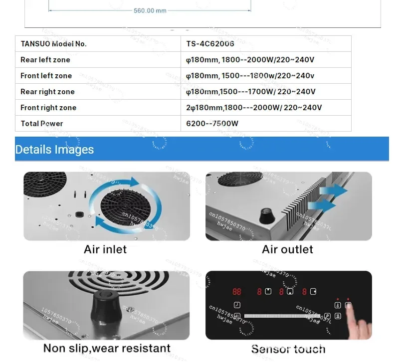 Hidden Cooktop Built In Herd Magnetic Under Granite Ceramic Stove Hob Stovetop Commercial Induction Cooker