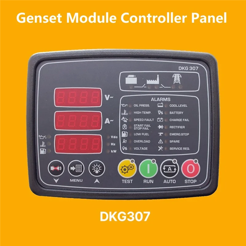 CEA DKG307 Genset Module Controller Panel Auto Start Stop Engine Controller Module Panel Durable Easy Install