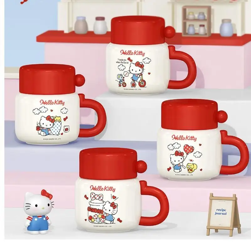 

Sanrio Hello Kitty мультфильм студент взрослый кампус дома большая вместимость красивая керамическая чашка для воды хит продукт бестселлер