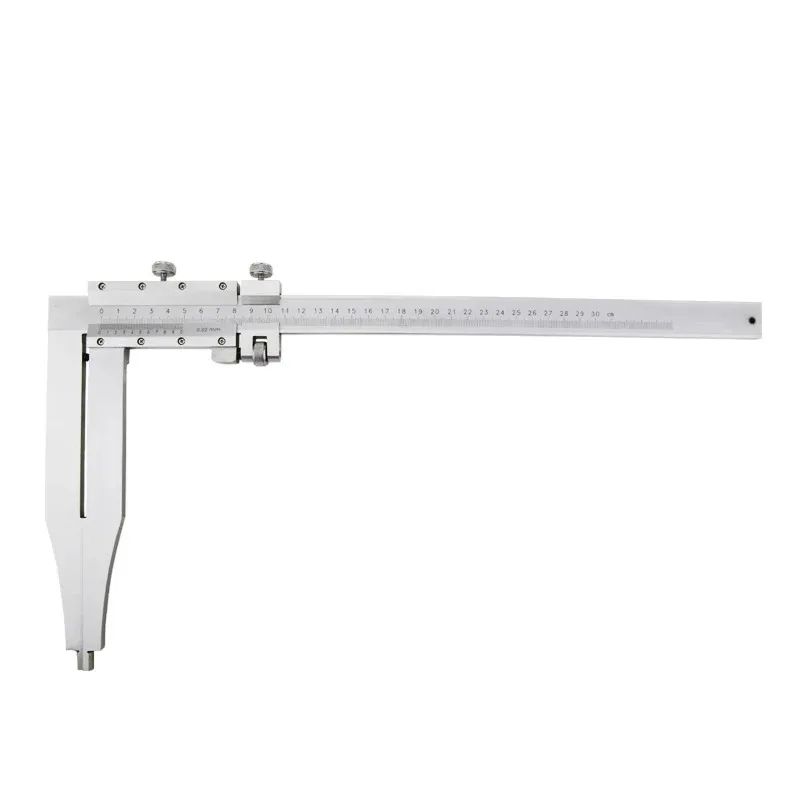 Professional High Quality 0-300mm Steel Hardened Manual Industrial Vernier Caliper with Long Jaw